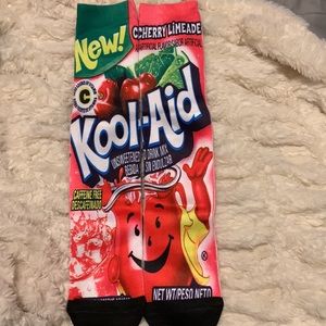 Kool-aid socks new! Cherry limeade